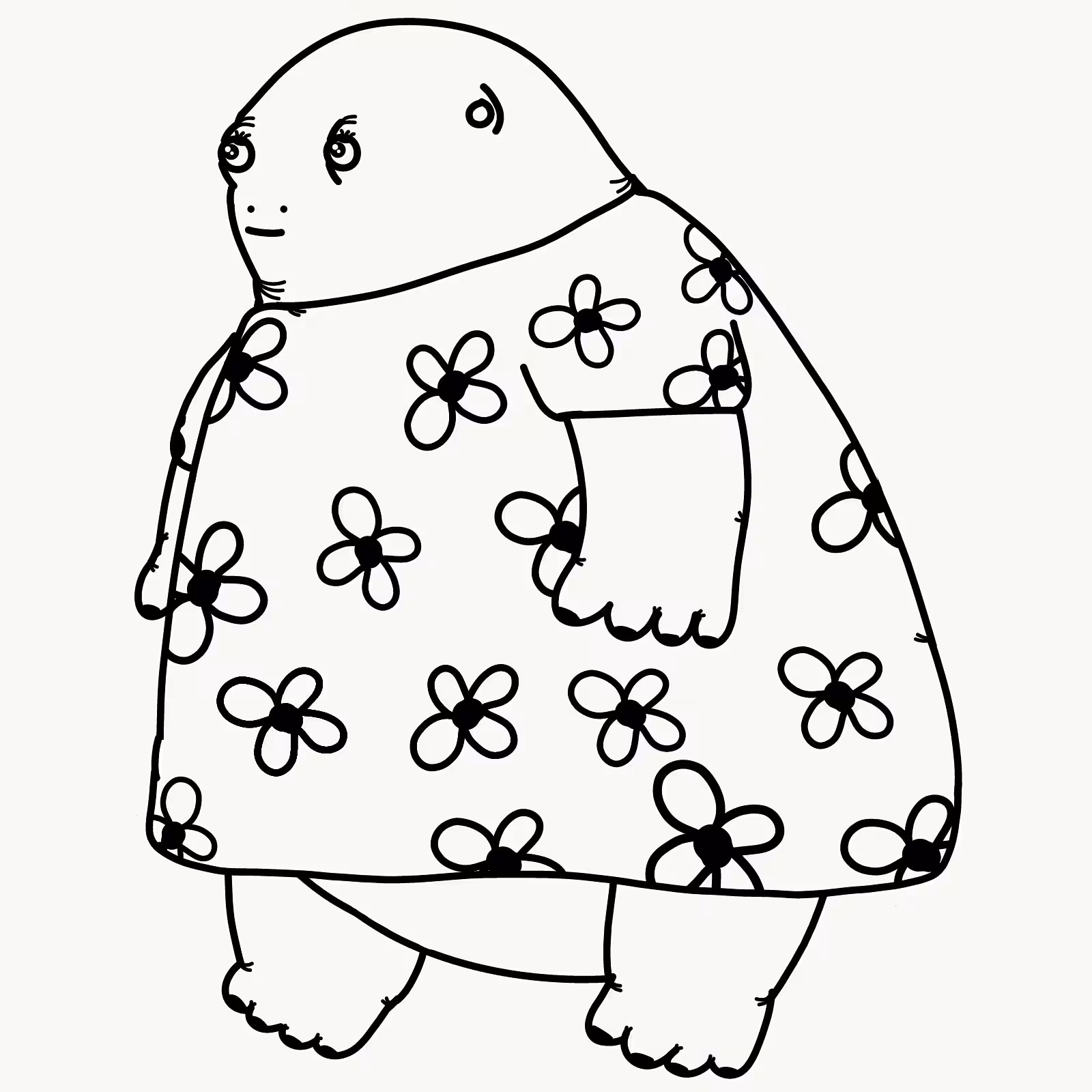 The flowers dress