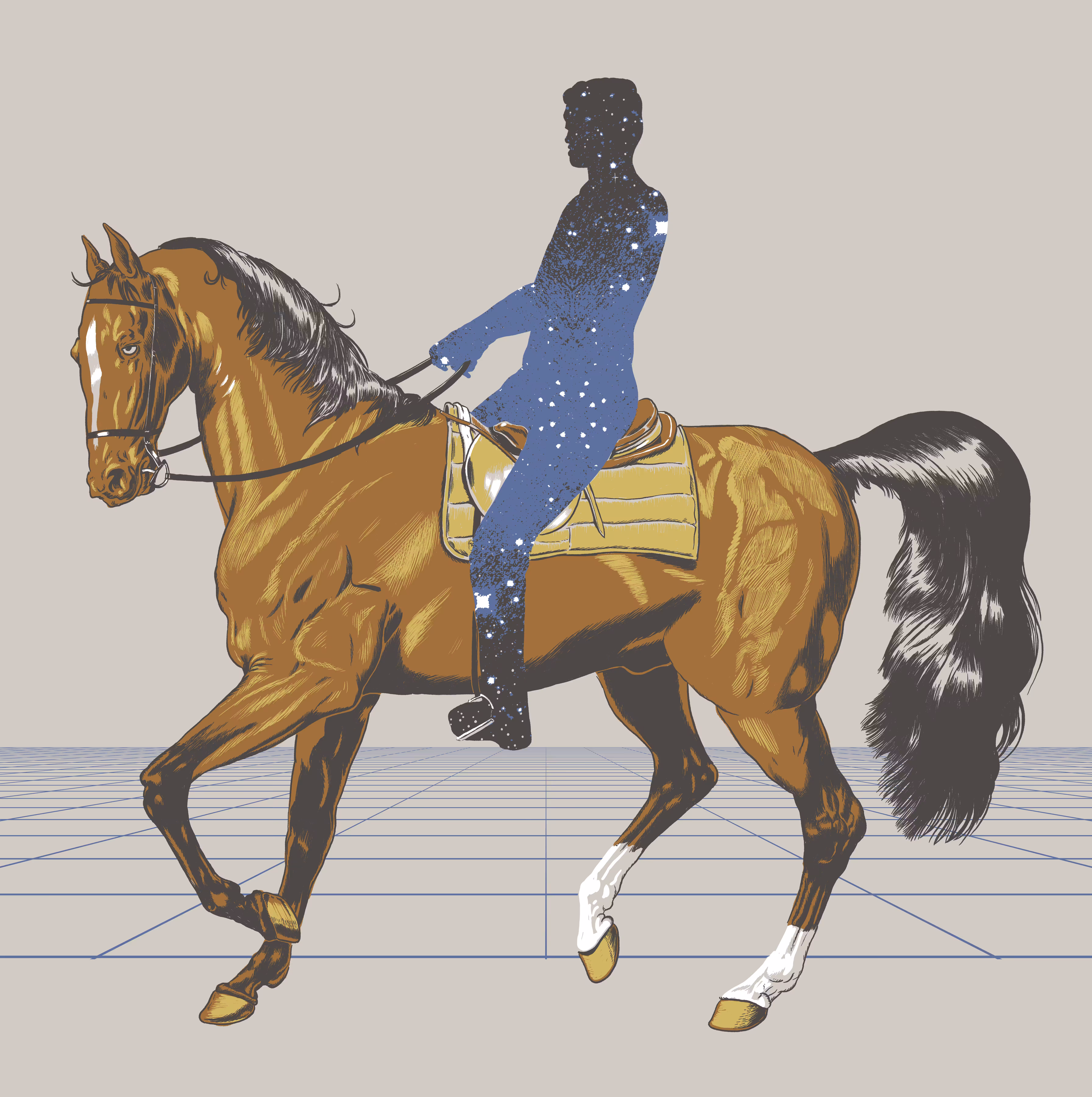 Untitled (equestrian portrait)
