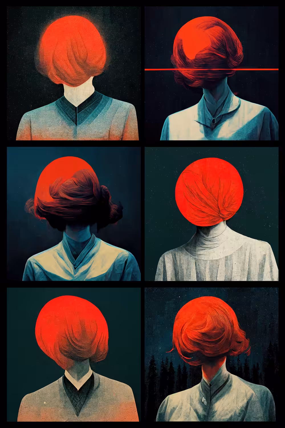 Redhead, faceless III