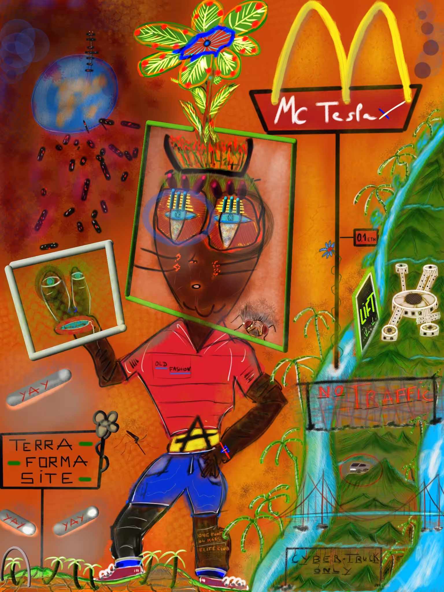 First Tourist on Mars