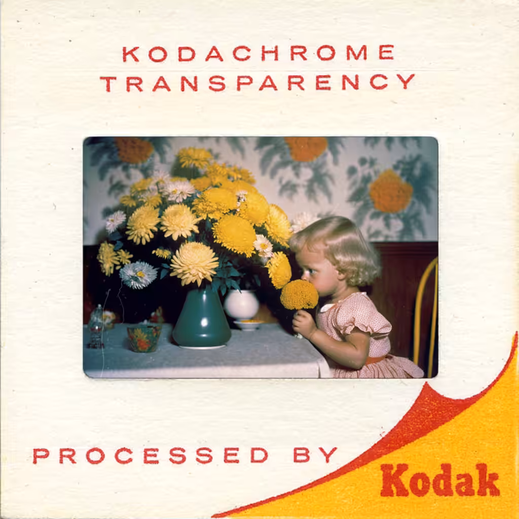Chrysanthemum, Color Reversal Film (kodachrome), 1960