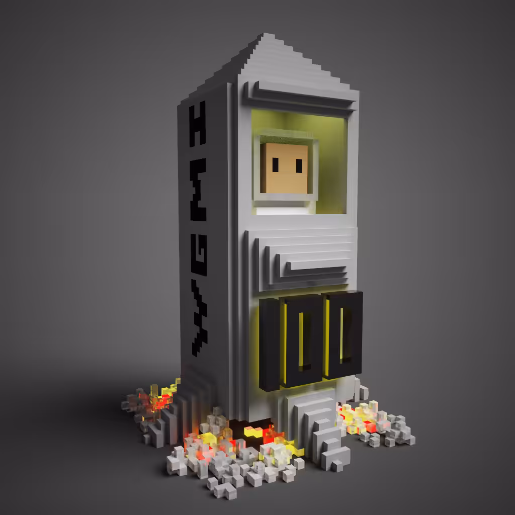 Voxed Stars Spaceman 100 Edition Holder