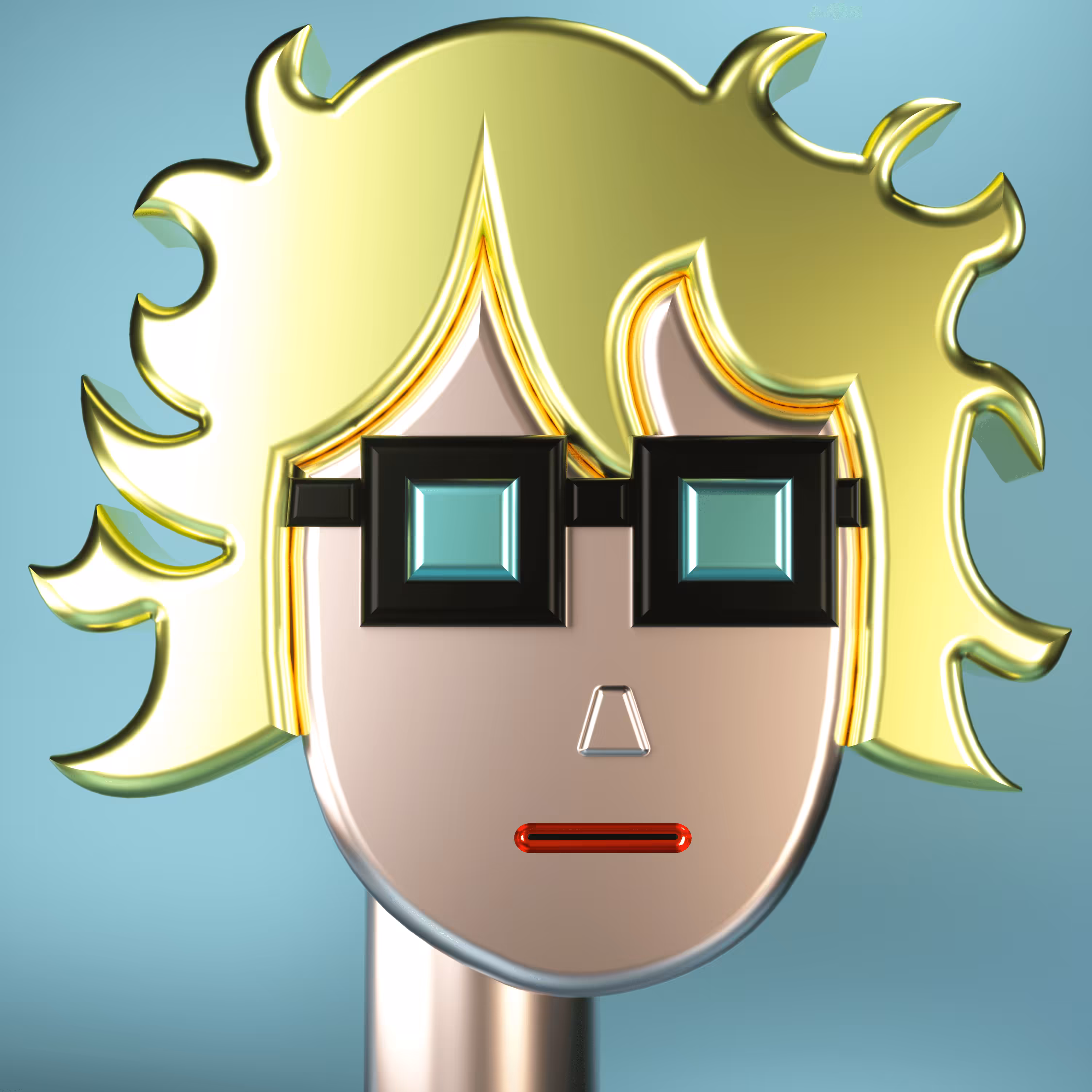 3D Chrome Punk #0324