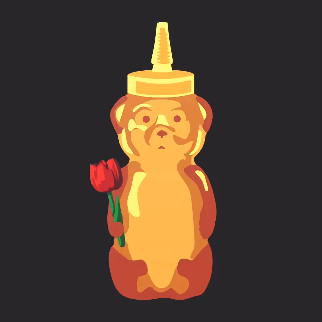Red Tulip Bear