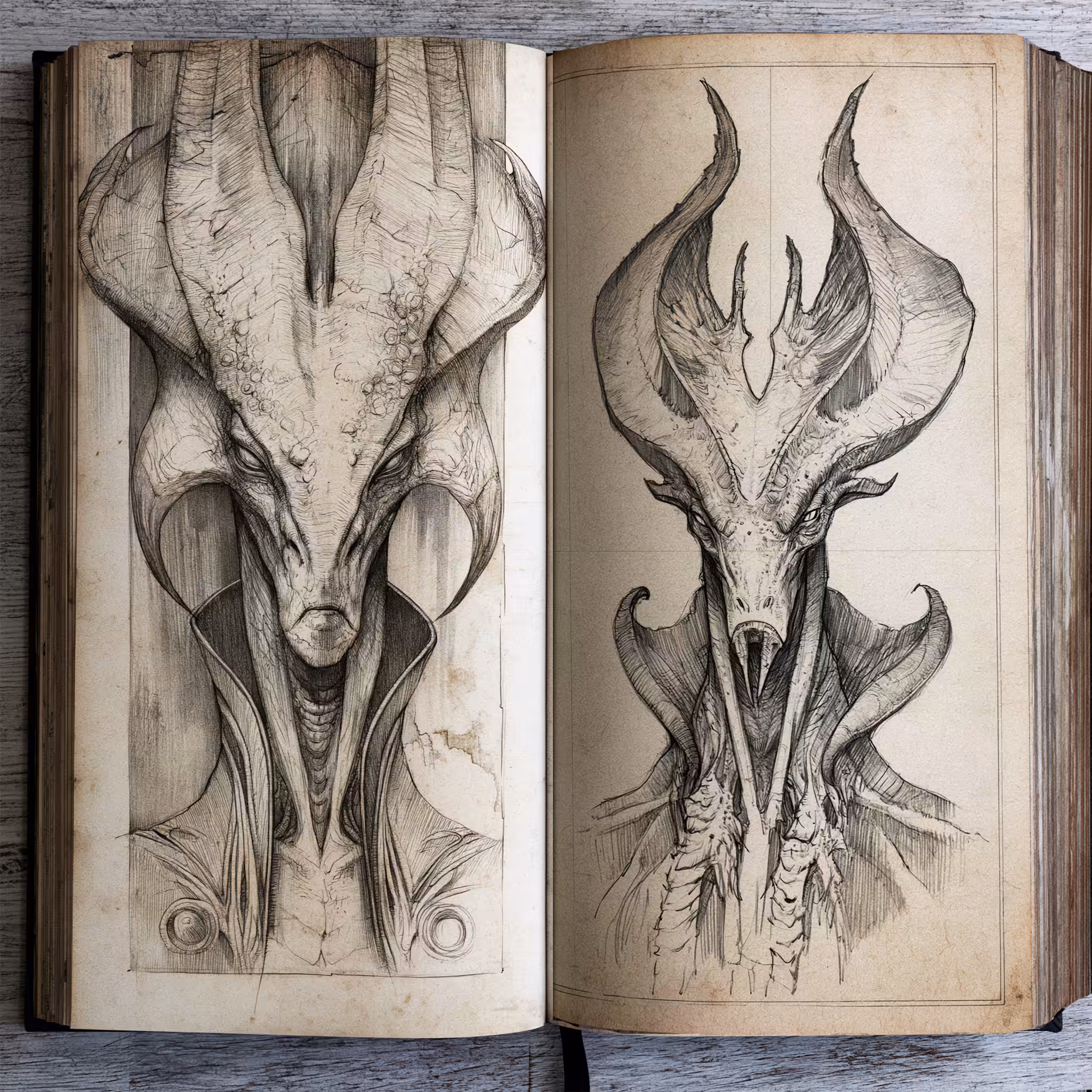 Side by side (Pencil)