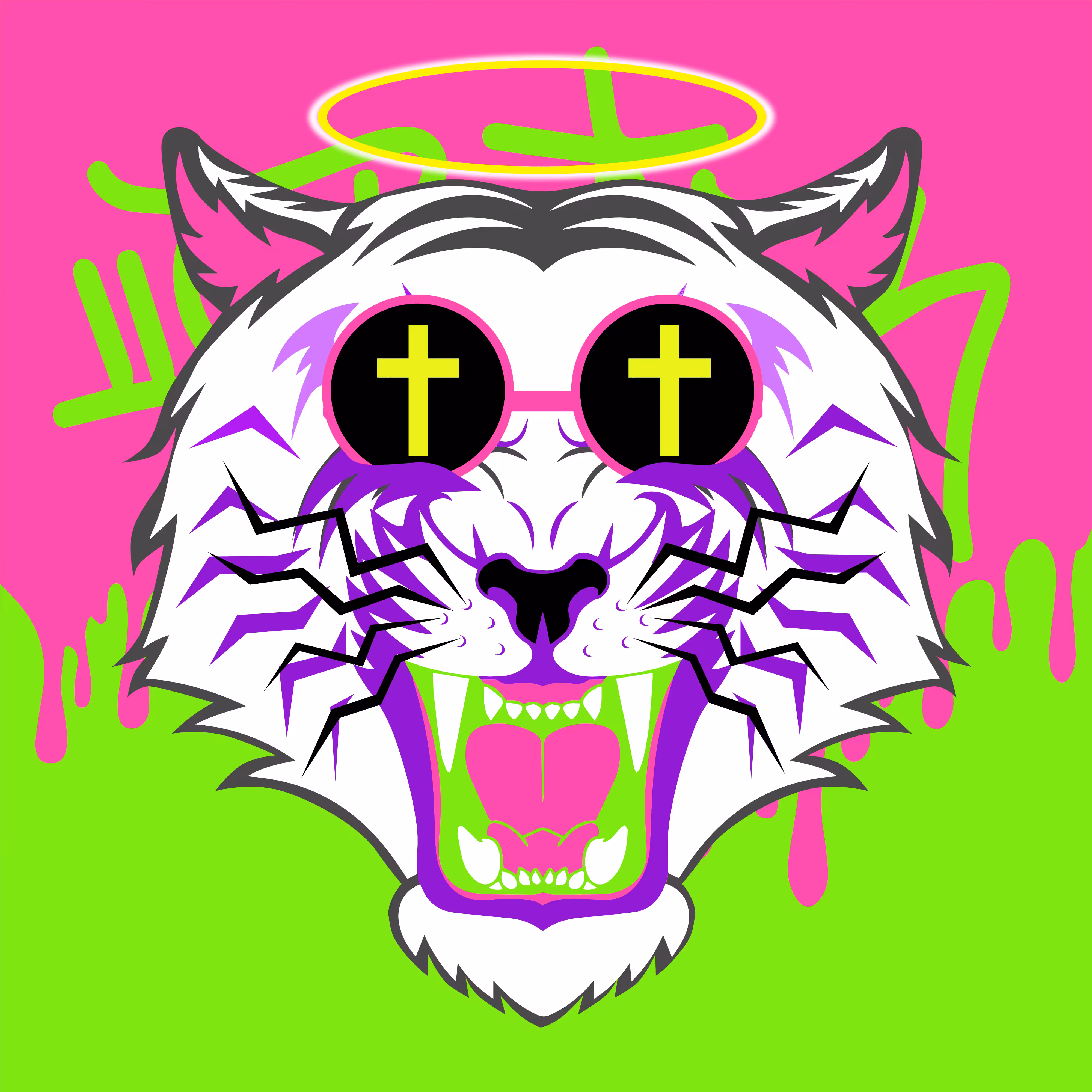 CRYPTO TIGER FACE #33