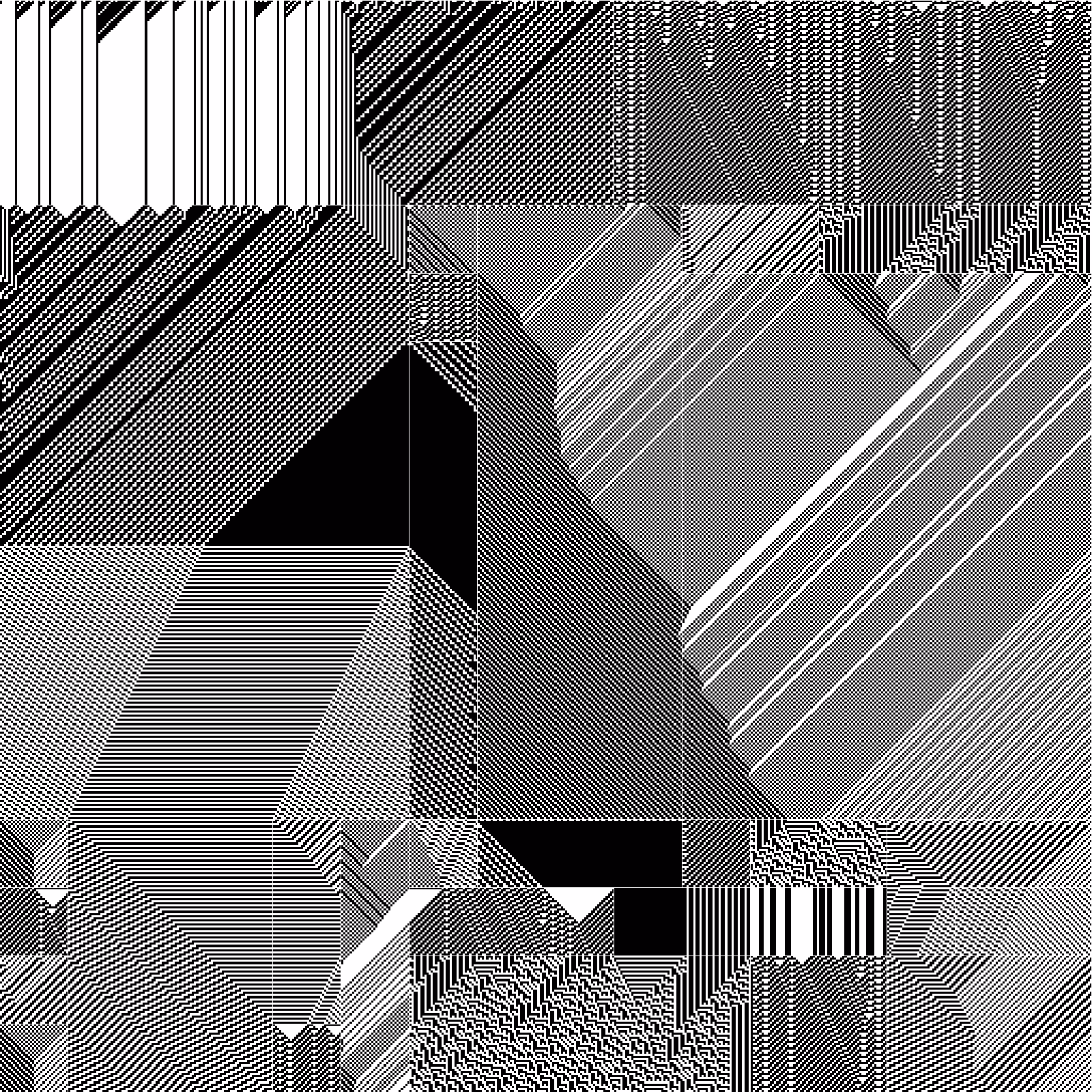 RULES (for Elementary Cellular Automata) #301