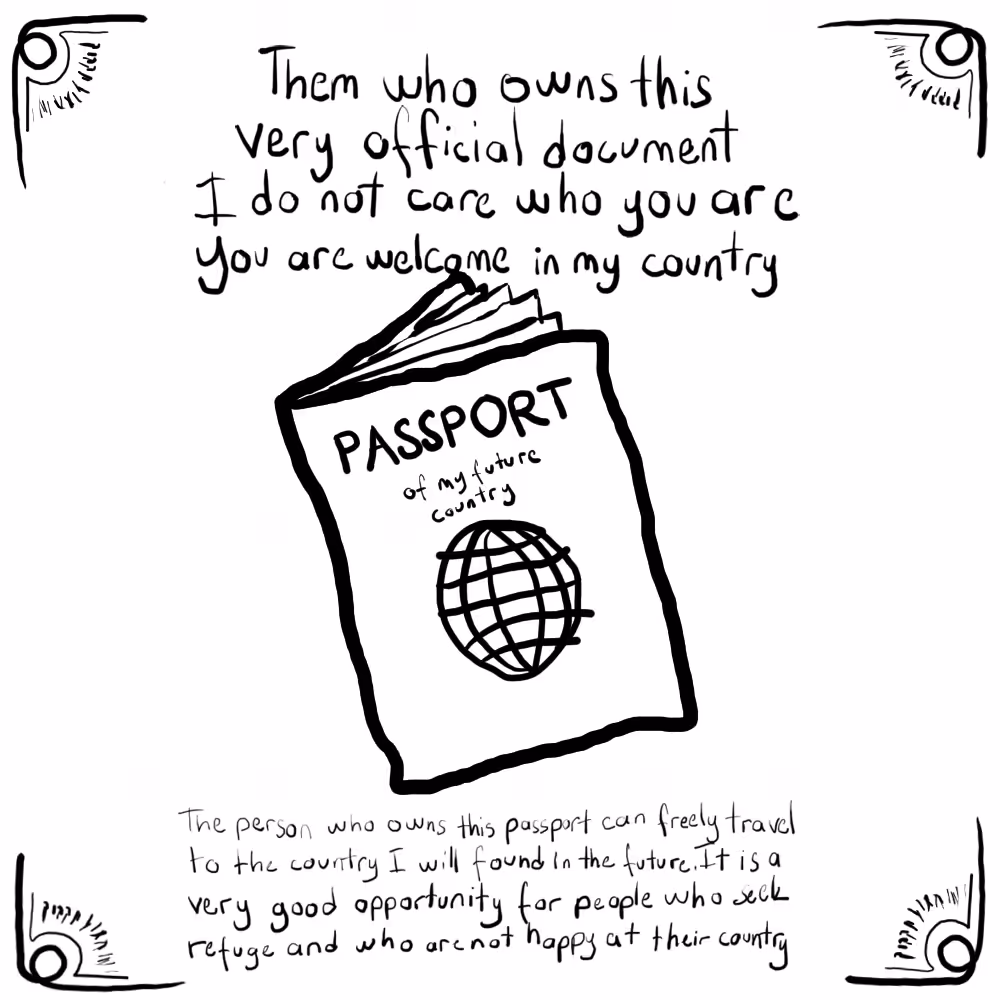 Passport of my future country