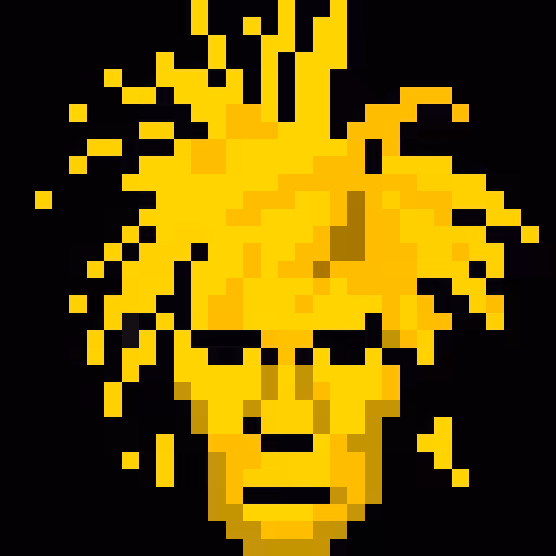 Pixel Portraits Series #001 [Andy Warhol]