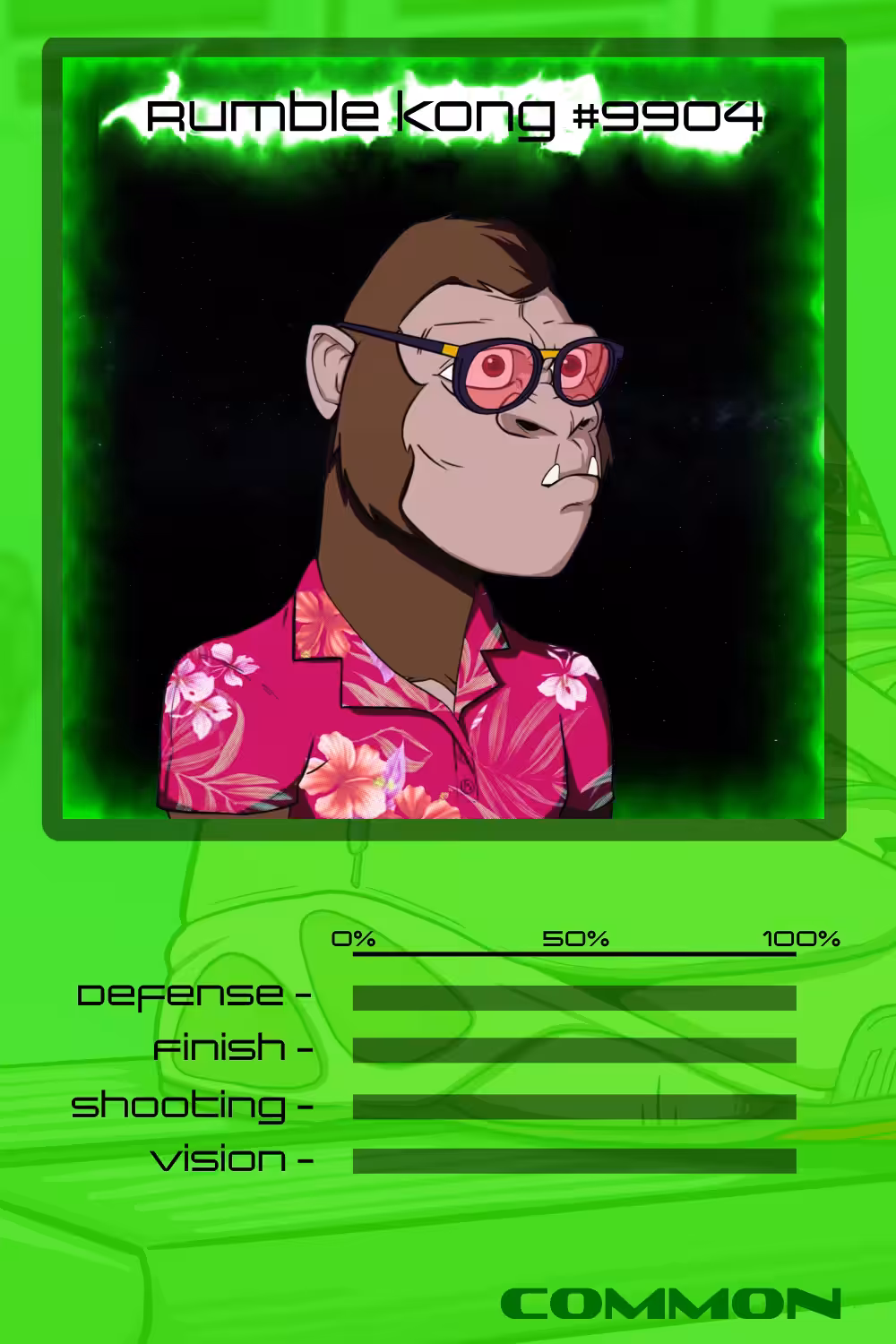 Rumble Kong #9904 Card - Common