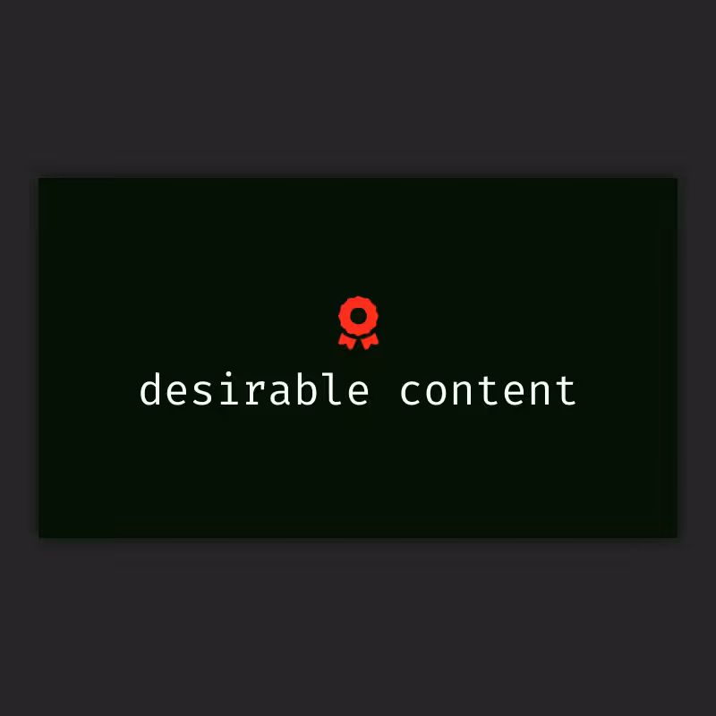 desirable content #29
