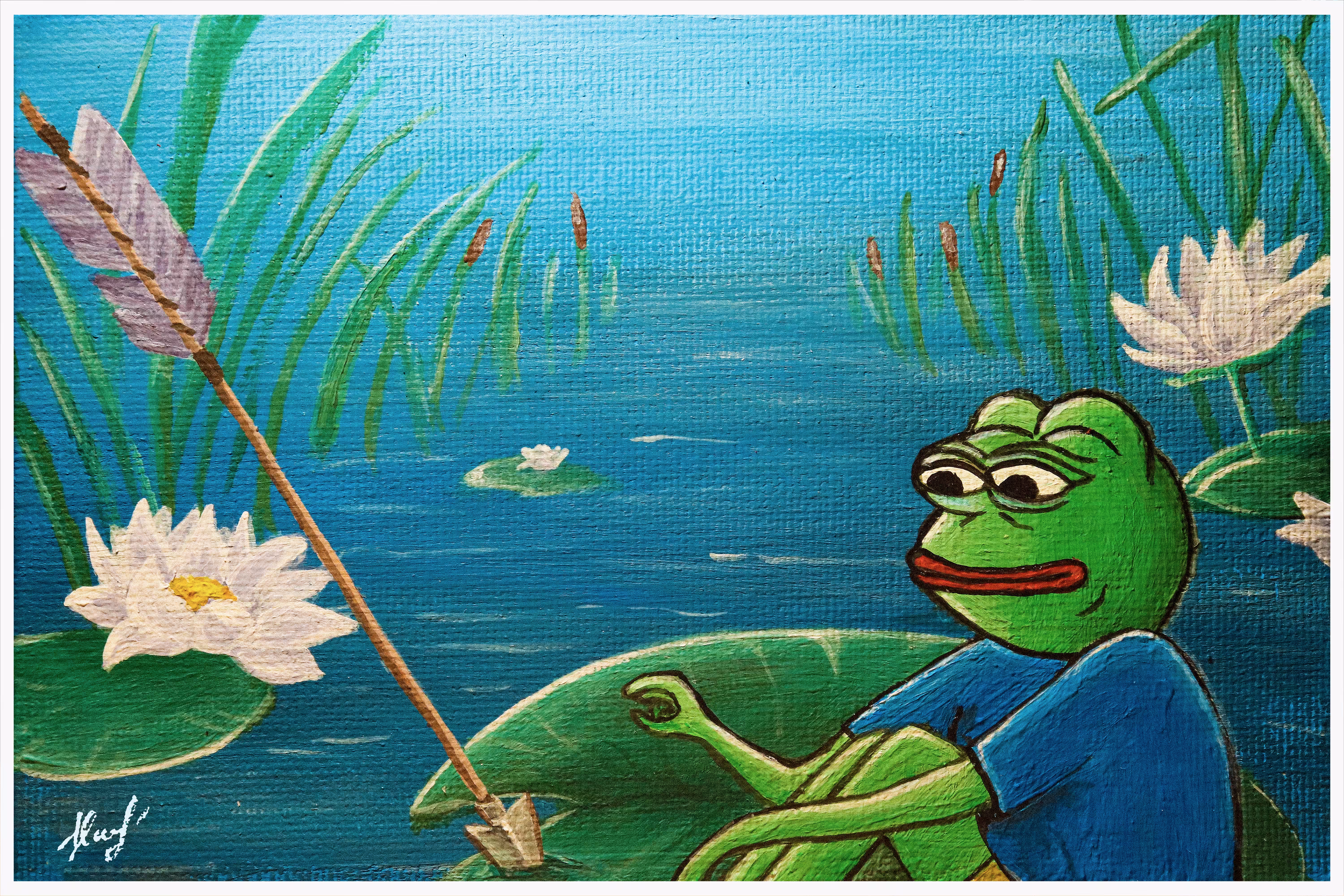 THE PEPE PRINCESS [ACRYLIC ART]