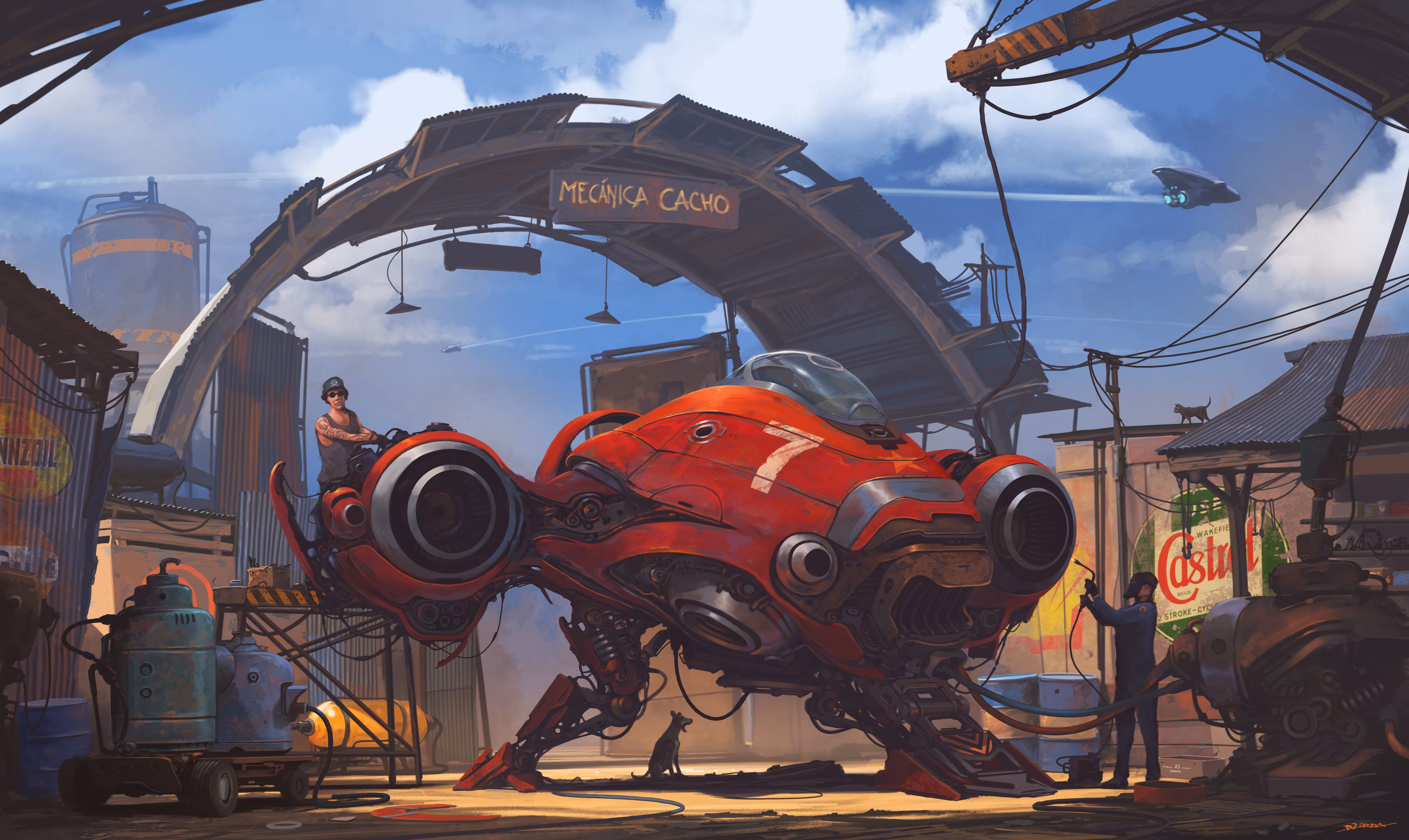 Congurbano Machines: Mecánica Cacho (Cacho's Repair Shop)