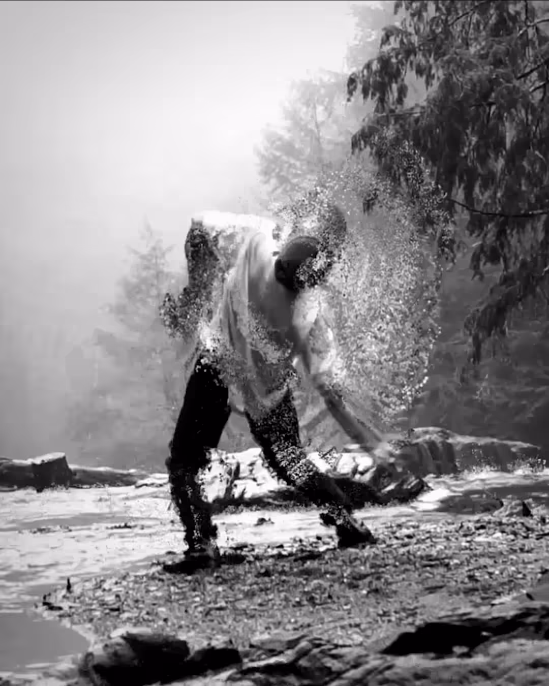 Melting with nature.