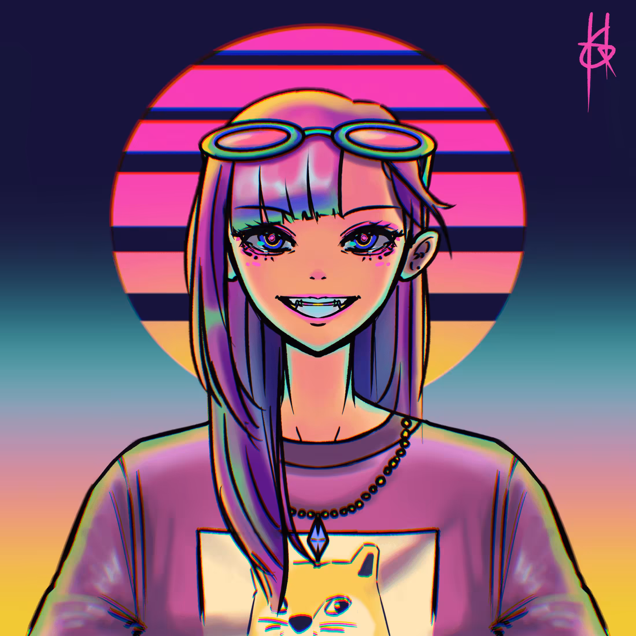 Neon doge retainer!