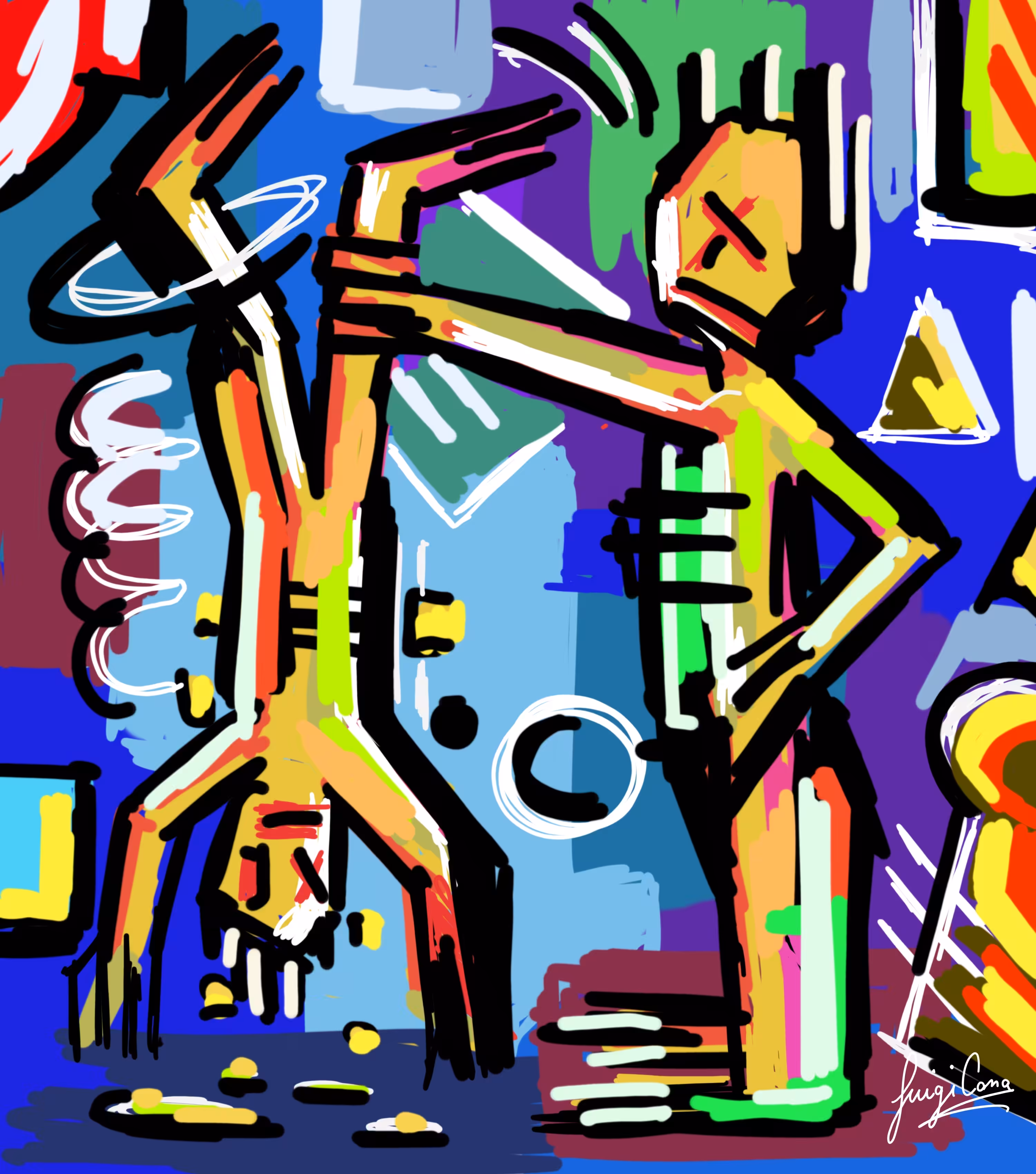 3\5 - Give me your money (digital painting)