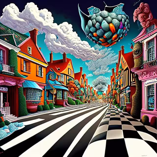 Checkerboard Road