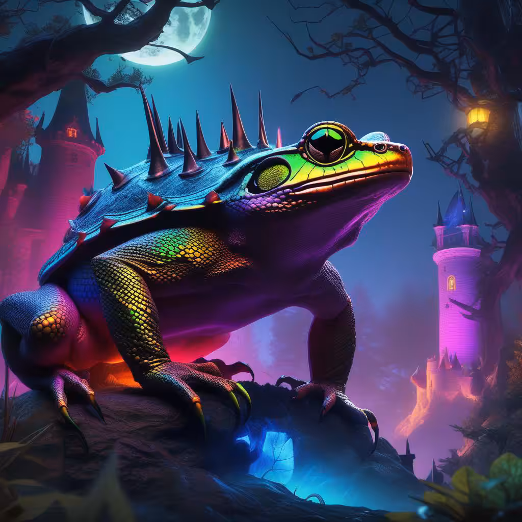 #OneToadPhotography: Trippy spiked toad