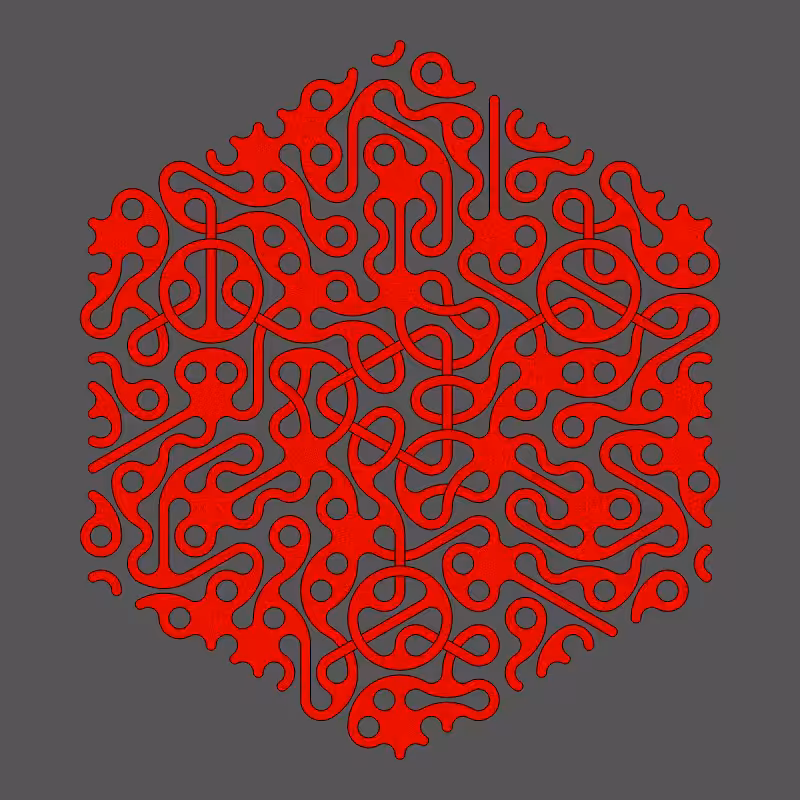 Threefold Symmetry - Dark Variations #356