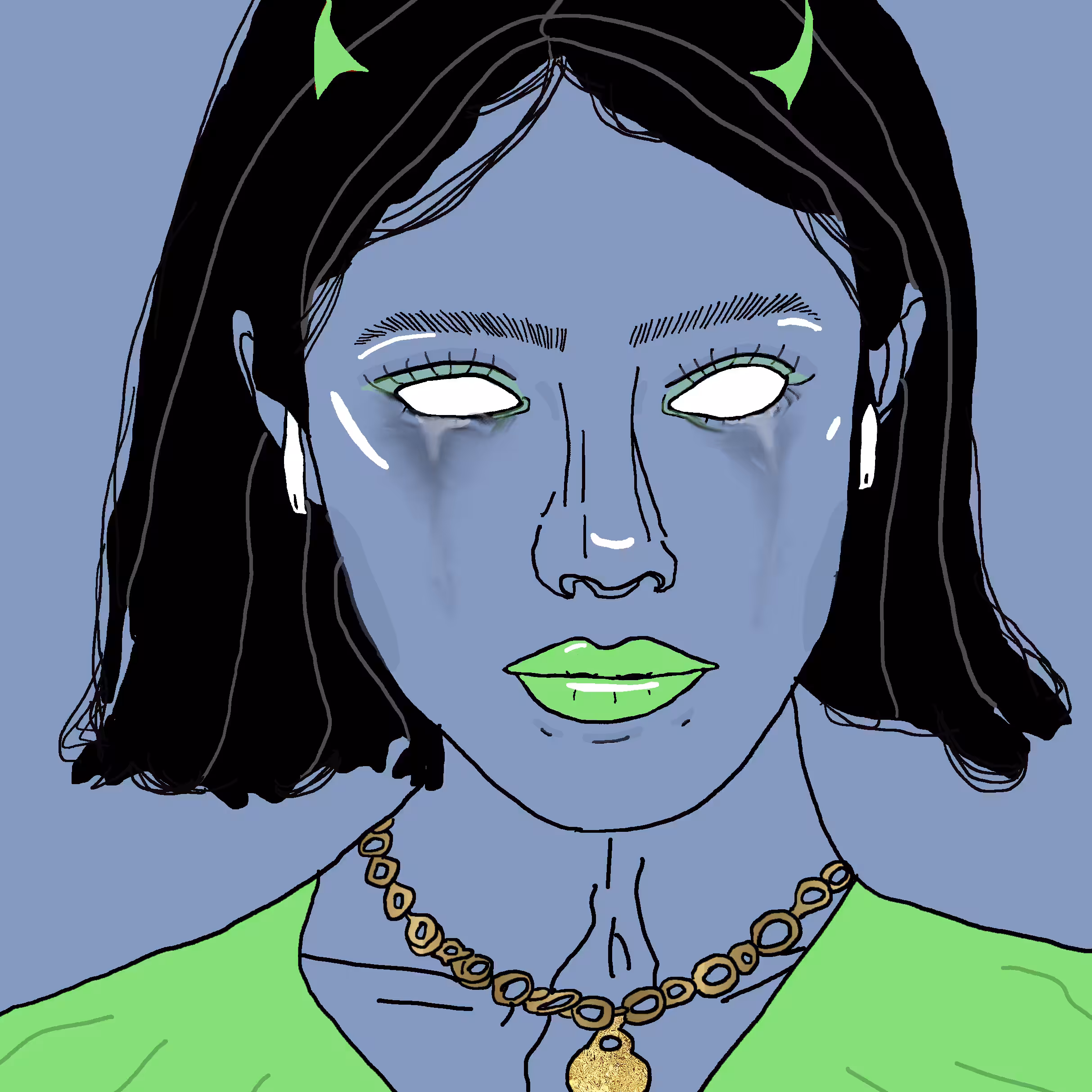 vénus sur elle