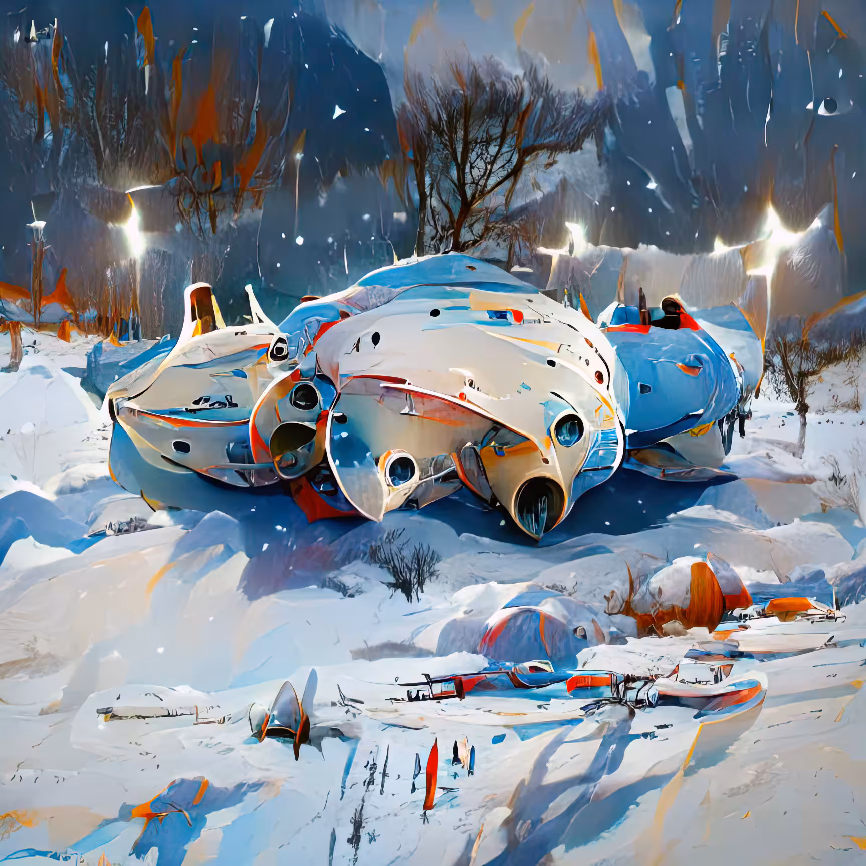 Anne Spalter AI Spaceships: Frozen Research 88/501