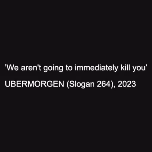 ’We aren't going to ...