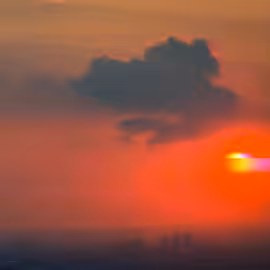 揺れる太陽