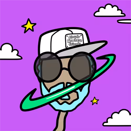 Saturn cyan beard man