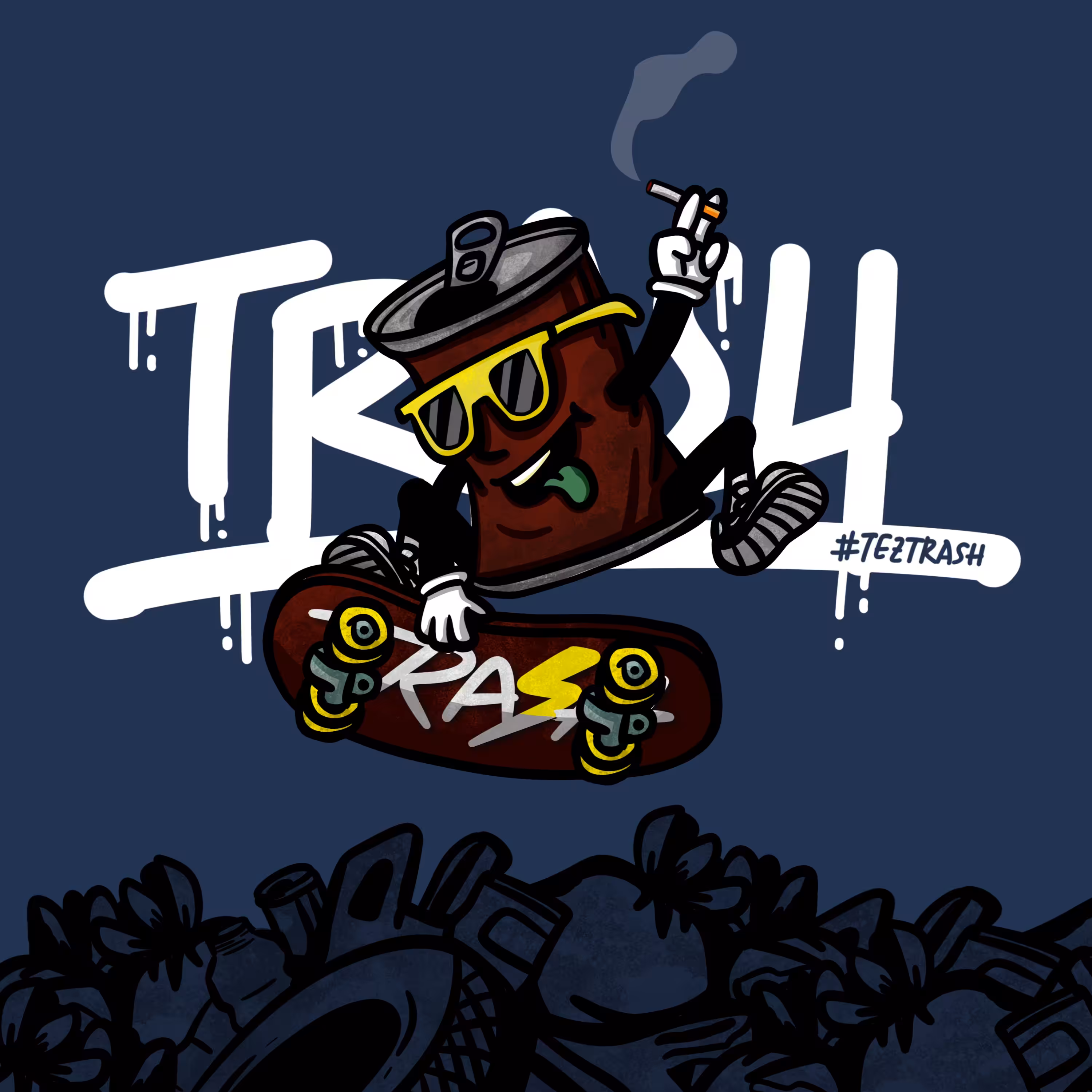 Fly Over Trash!