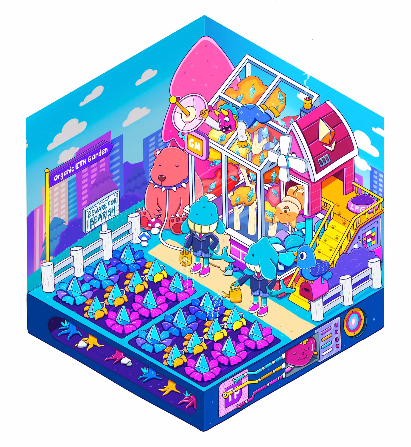 #01 - Whale Garden