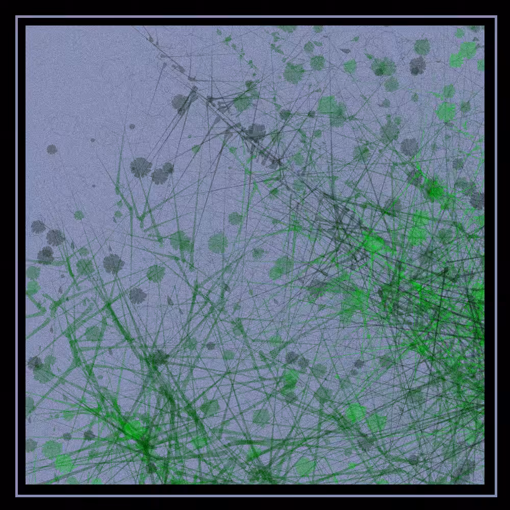 Abstract painting - vegetation #5