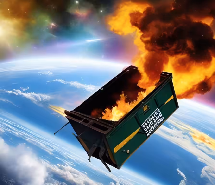 Dumpster Fire Earth 