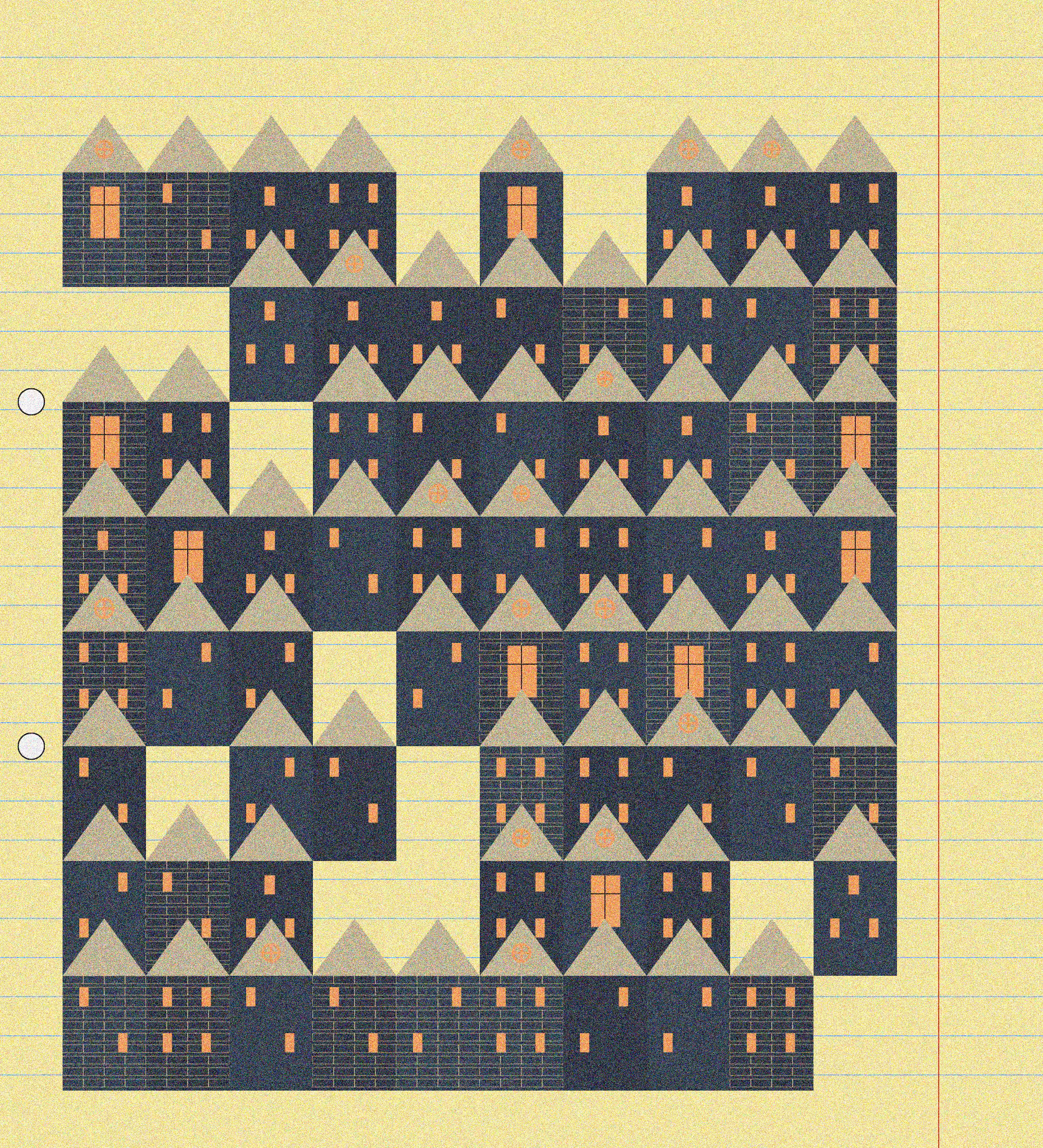 sketchbook page 7: neighbourhoods #40