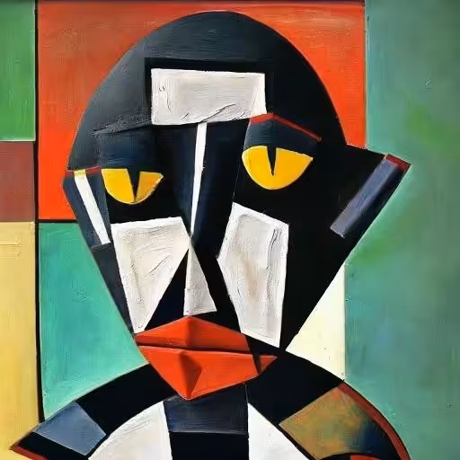 Cubist #23 (Demon)