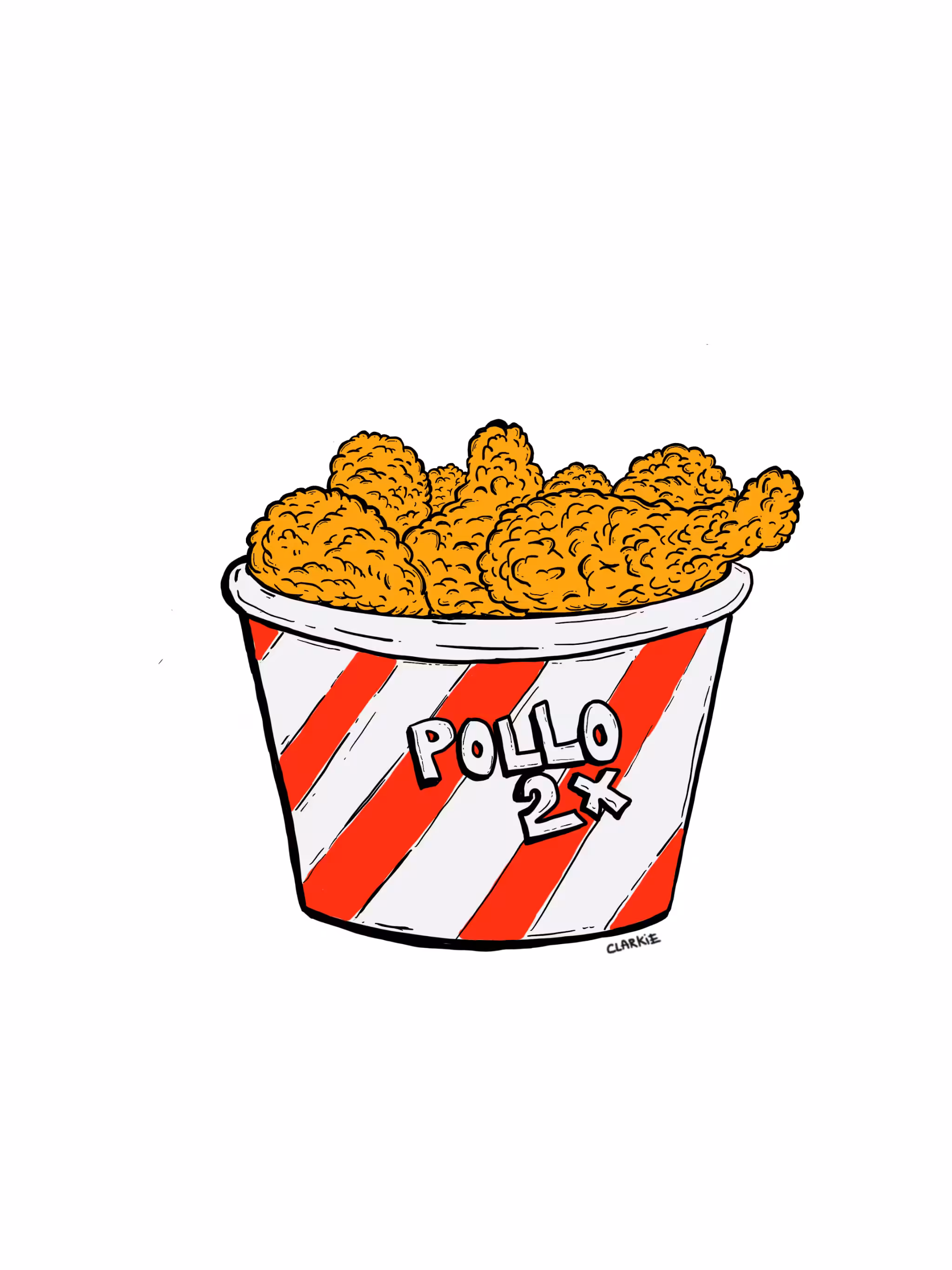 CryptoDoodle22: Pollo2x (fried)