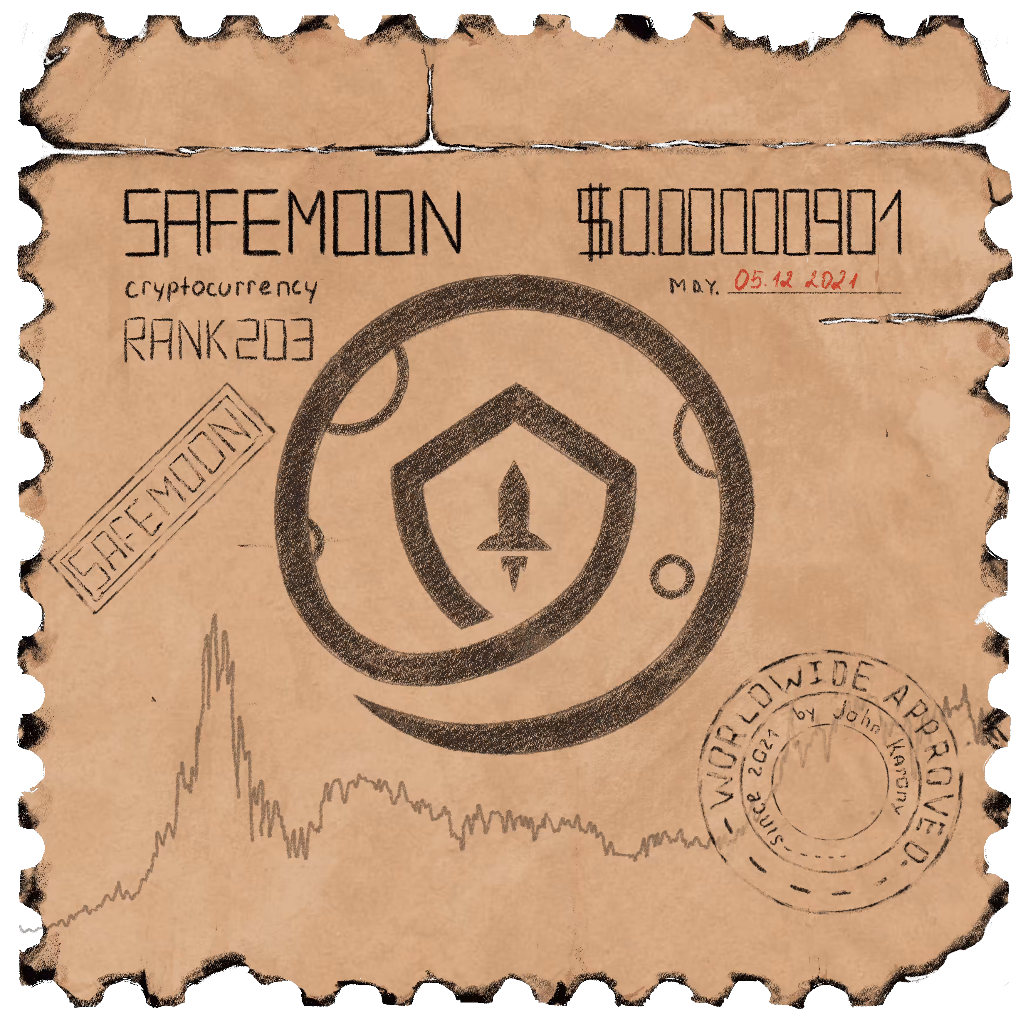 CryptoStamp SafeMoon #24
