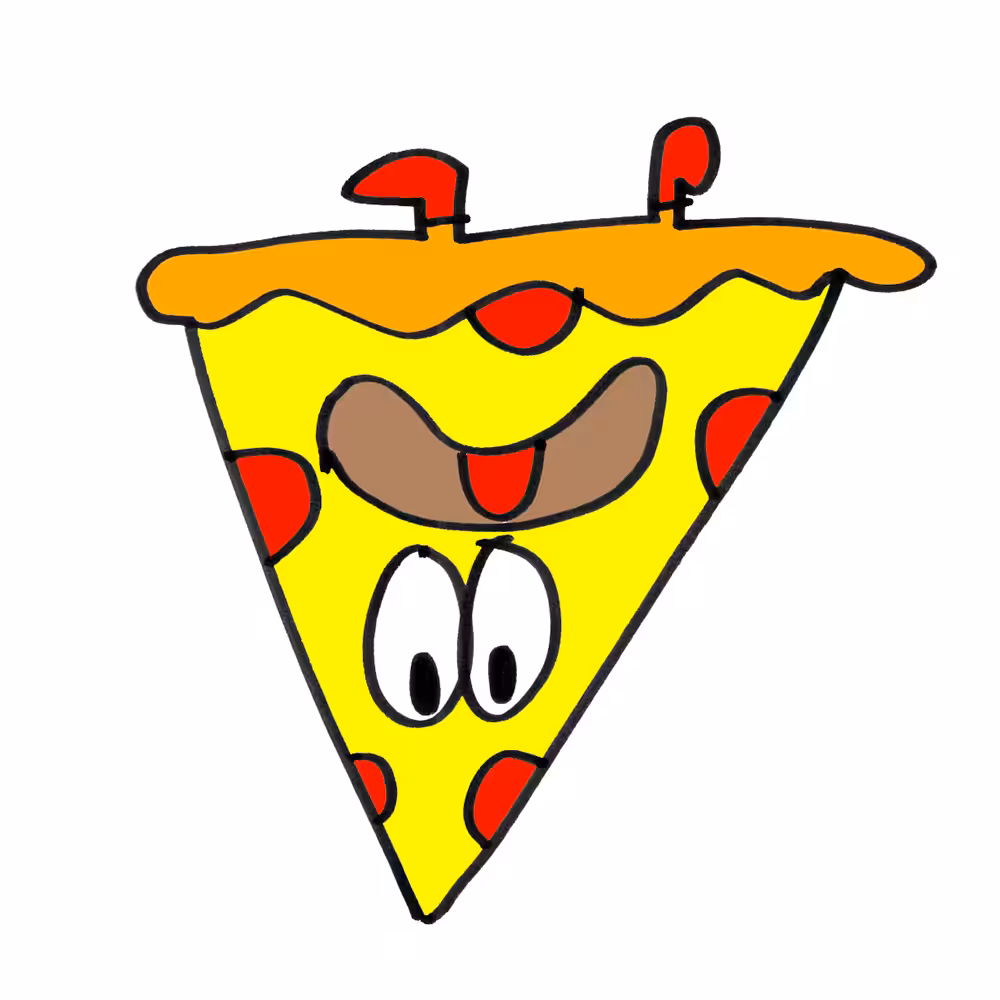 Drawn Upside Down Slice