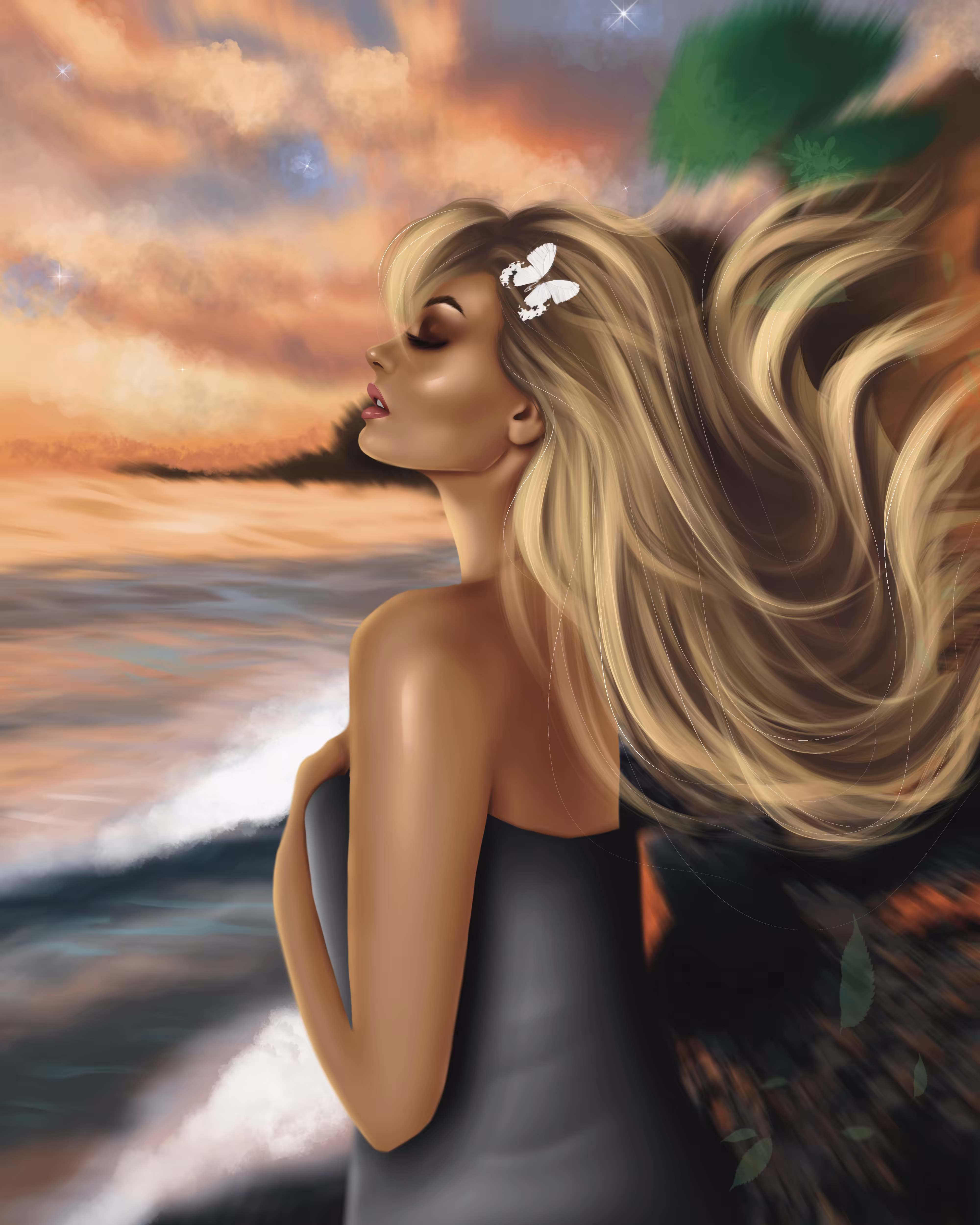 seredkina.art: The touch of the wind