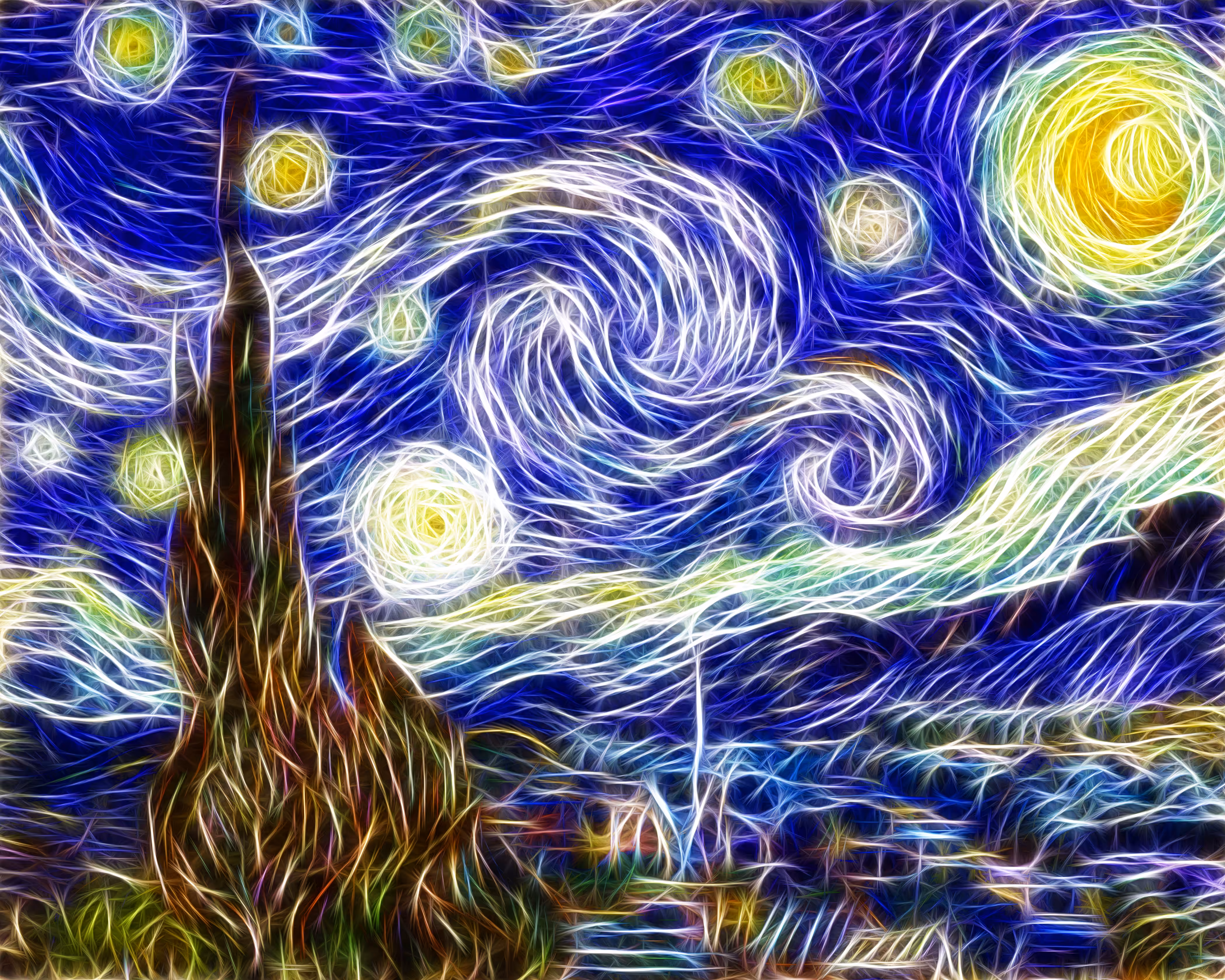Starry Night Fractal