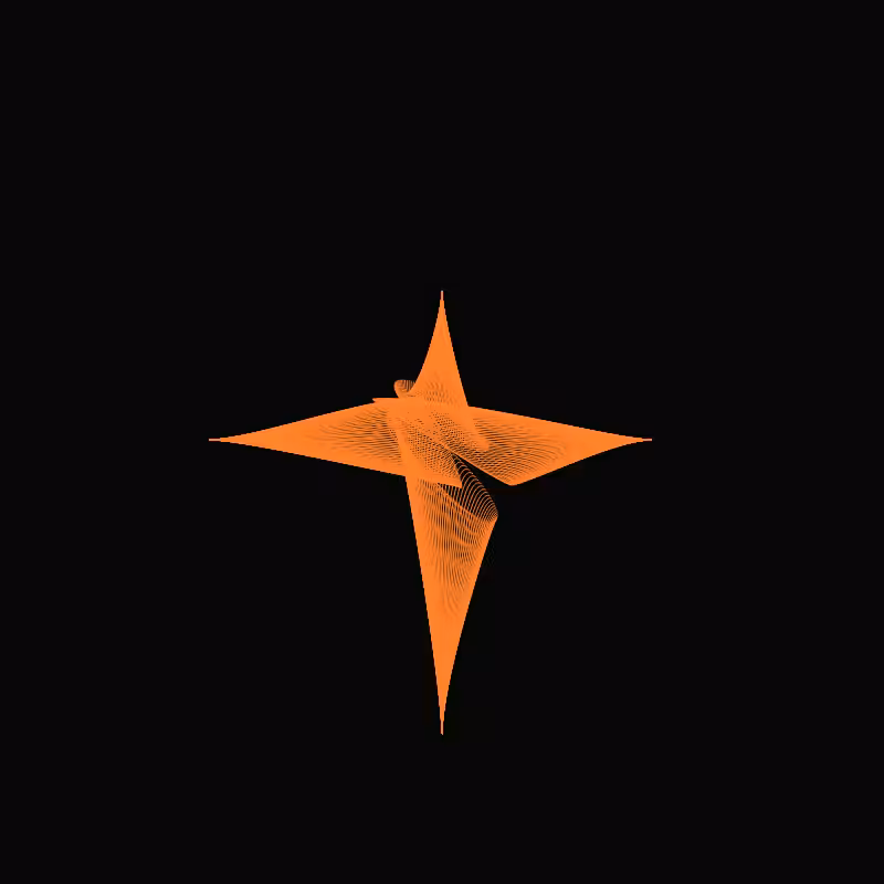 Bezier Stars #19