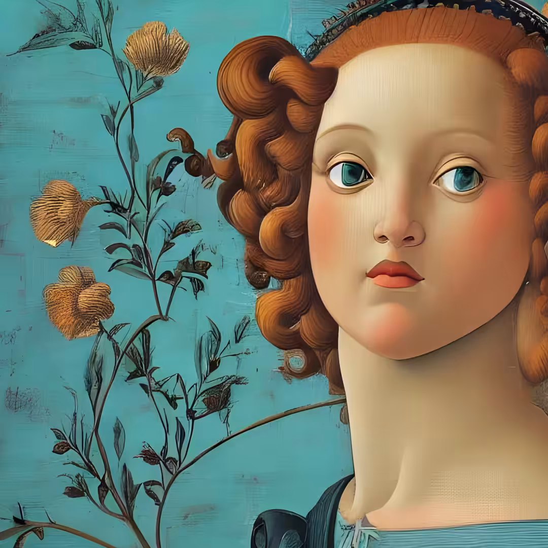 beautiful scenery  : Blue-eyed girl