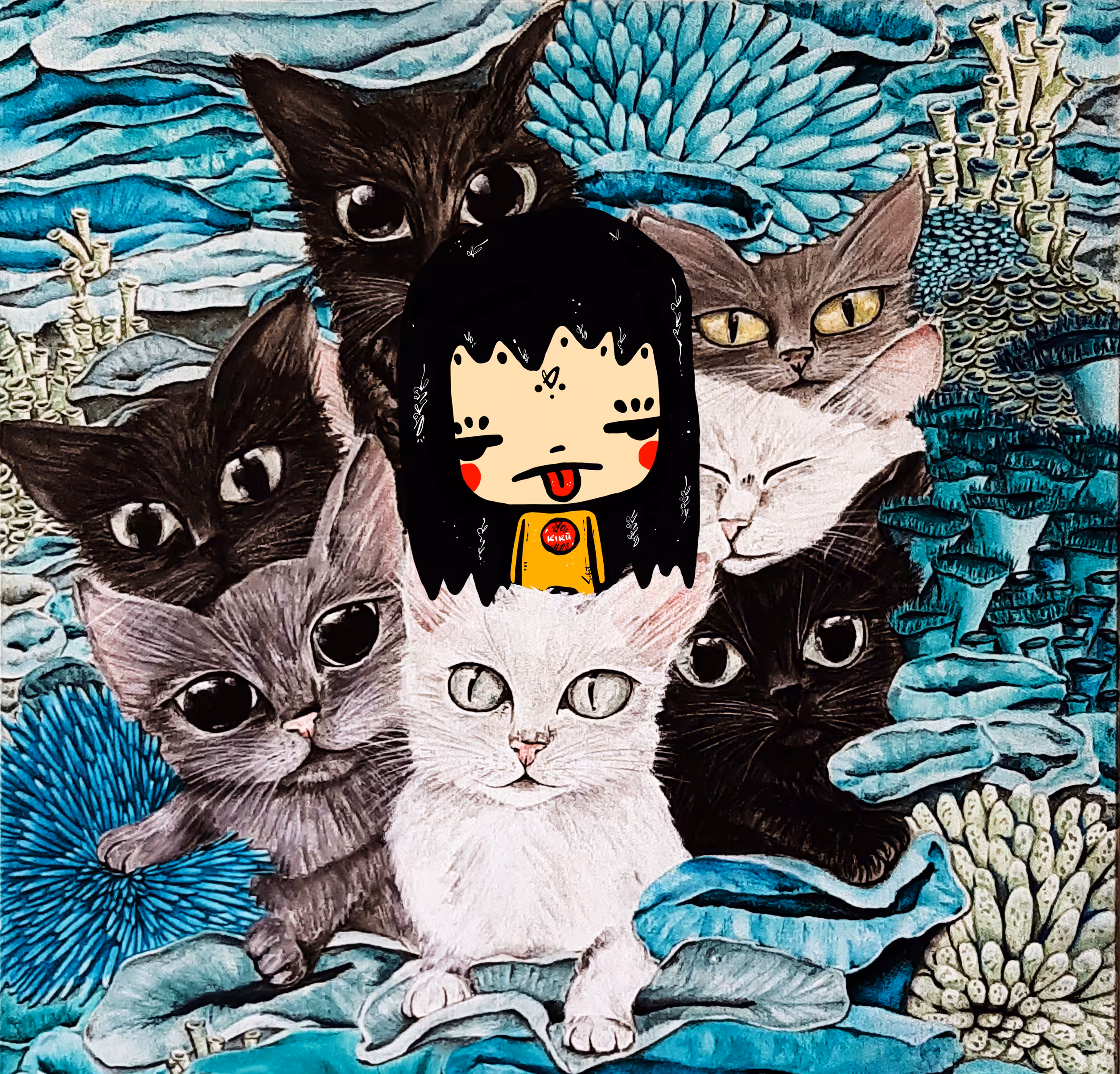 Center of the center 2022 Clara Soschin x Kiku's world by Sabet