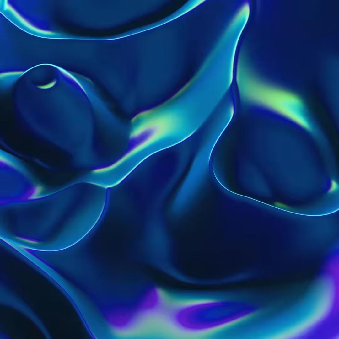 Blue Abstract Liquid