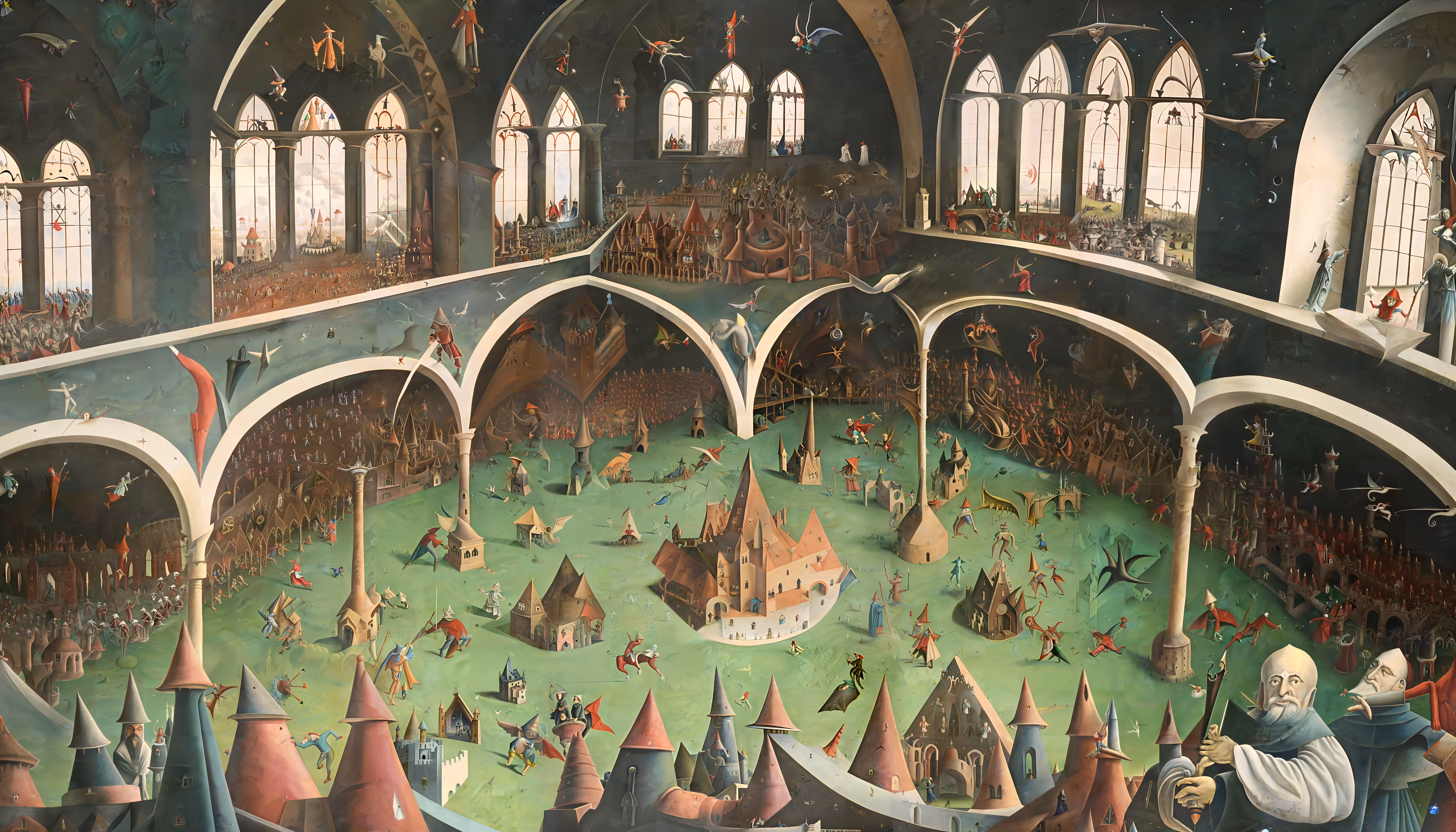 Possibility Spaces: Mediaeval Confrontation