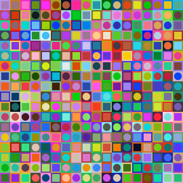 Square Dot Composition #247