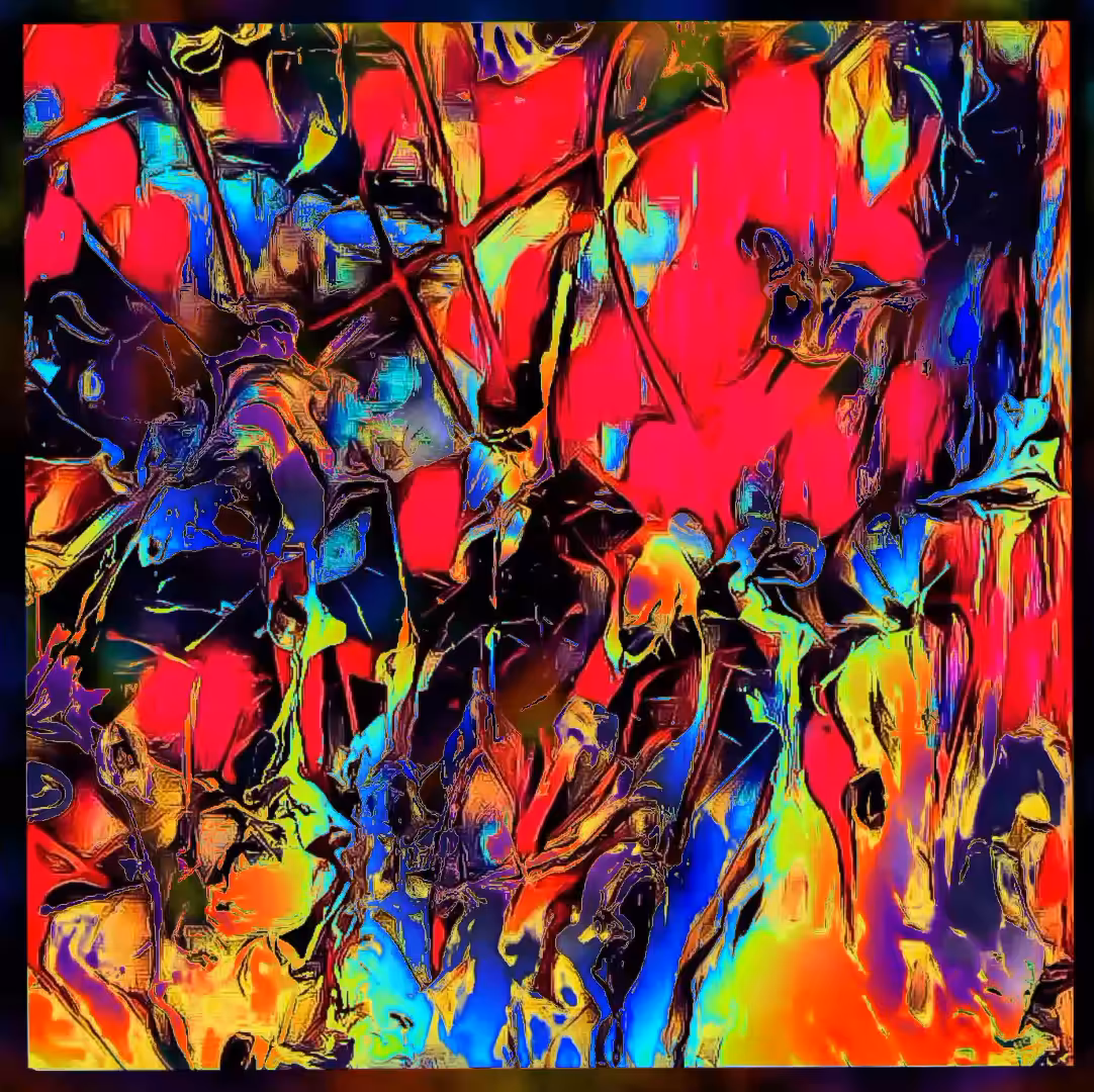 Acrylical Abstracts #02 - The Violet Flame
