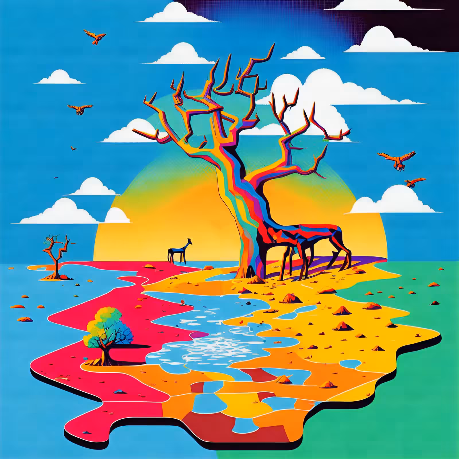 The Giraffe Variations 02