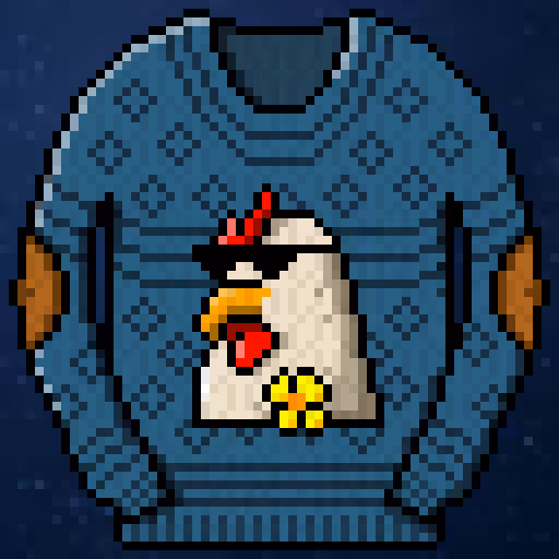 BitKnit Sweaters - #22 Tidy Melodic Hen