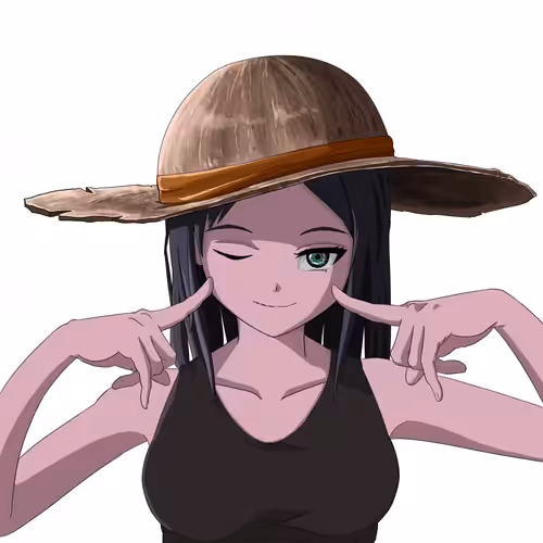 straw hat girl