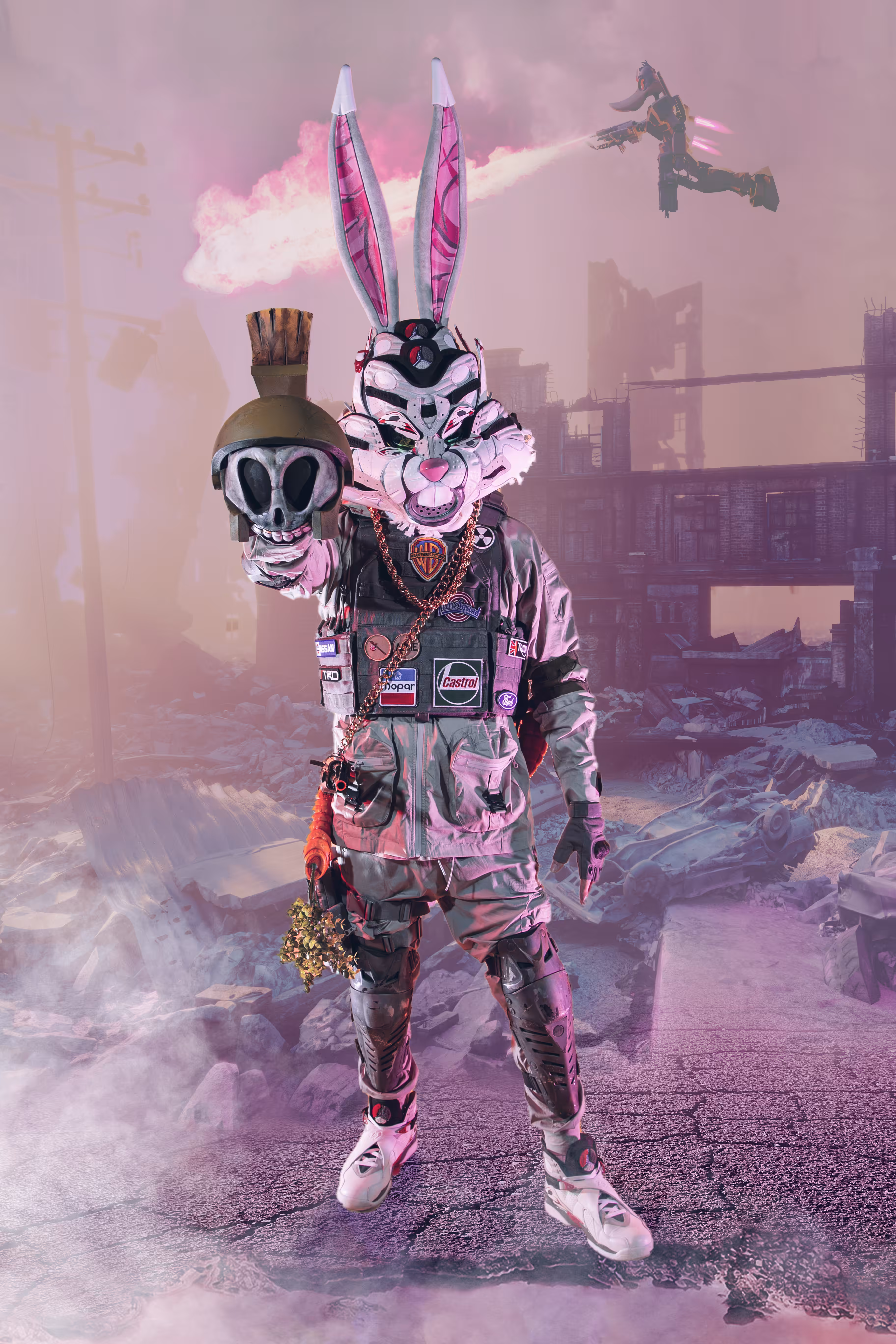 Retro Bunny "Martian Trophy"
